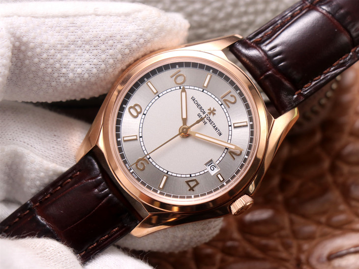 江詩丹頓一比一高仿男錶價格 zf廠江詩丹頓伍陸之型繫列4600E/000R-B441￥3680-高仿錶