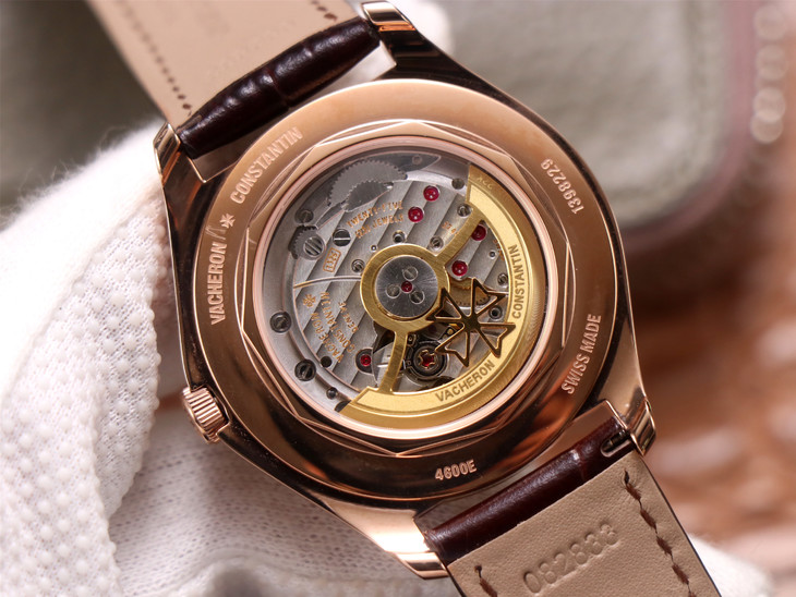 江詩丹頓一比一高仿男錶價格 zf廠江詩丹頓伍陸之型繫列4600E/000R-B441￥3680-高仿錶