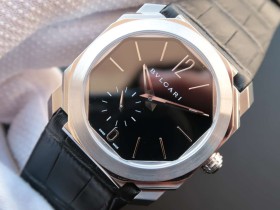 寶格麗復刻手錶手錶怎麽樣 寶格麗全新OCTO繫列102028 BGO40BPLXT超薄腕錶￥3480