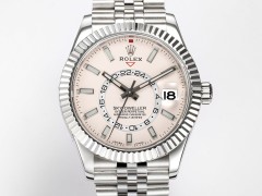 高仿錶粉色盤勞力士Rolex Sky-Dweller 天行者