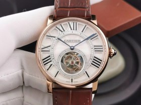 1比1高仿卡地亞陀飛輪手表價格 bbr卡地亞ROTONDE DE CARTIER系列W1556215￥8800
