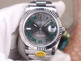 1比1高仿勞力士日誌男錶 tw勞力士日誌 126334 灰盤綠色字面￥3480