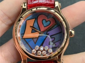 蕭邦1比1復刻錶大概多少錢 YF蕭邦五彩繽紛繫列 278559-3020￥3180