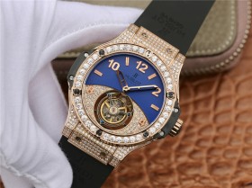 恆寶Hublot宇宙大爆炸陀飛輪手錶鉆石版￥8800