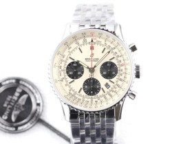 1比1高仿百年靈航空計時手錶 gf百年靈航空計時1繫列 AB0310211G1A1 白盤￥3680 