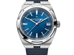 1比1復刻江詩丹頓男錶 8f縱橫四海繫列 4500V/110A-B128 藍盤 橡膠錶帶￥3480