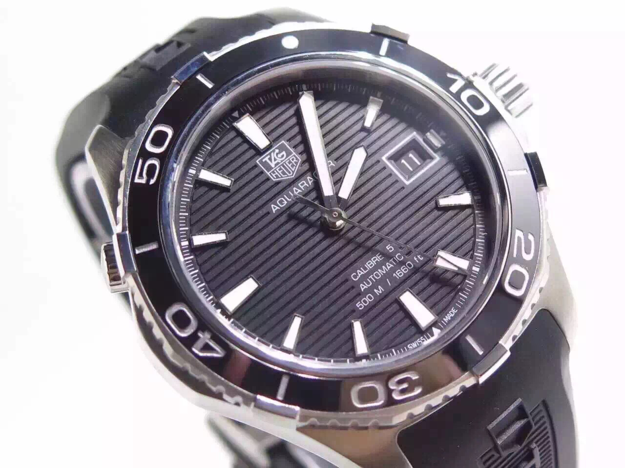 v6泰格豪雅競潛復刻手錶 V6廠泰格豪雅 ，竟潛500米繫列V2版￥2980-高仿錶