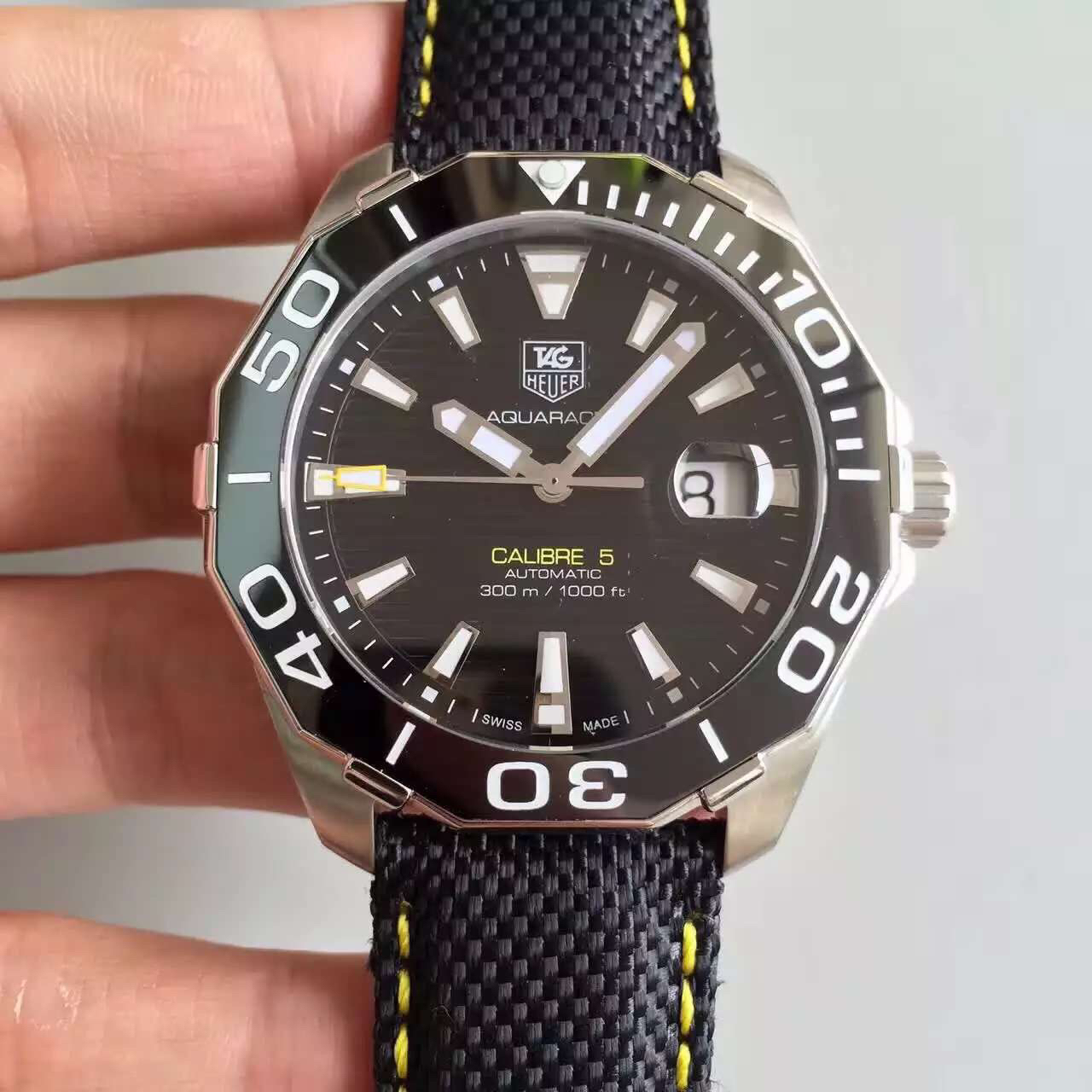 泰格豪雅復刻手錶錶多少 V6,TAG泰格豪雅競潛300米繫列WAY211A.FC6362￥2980-高仿錶