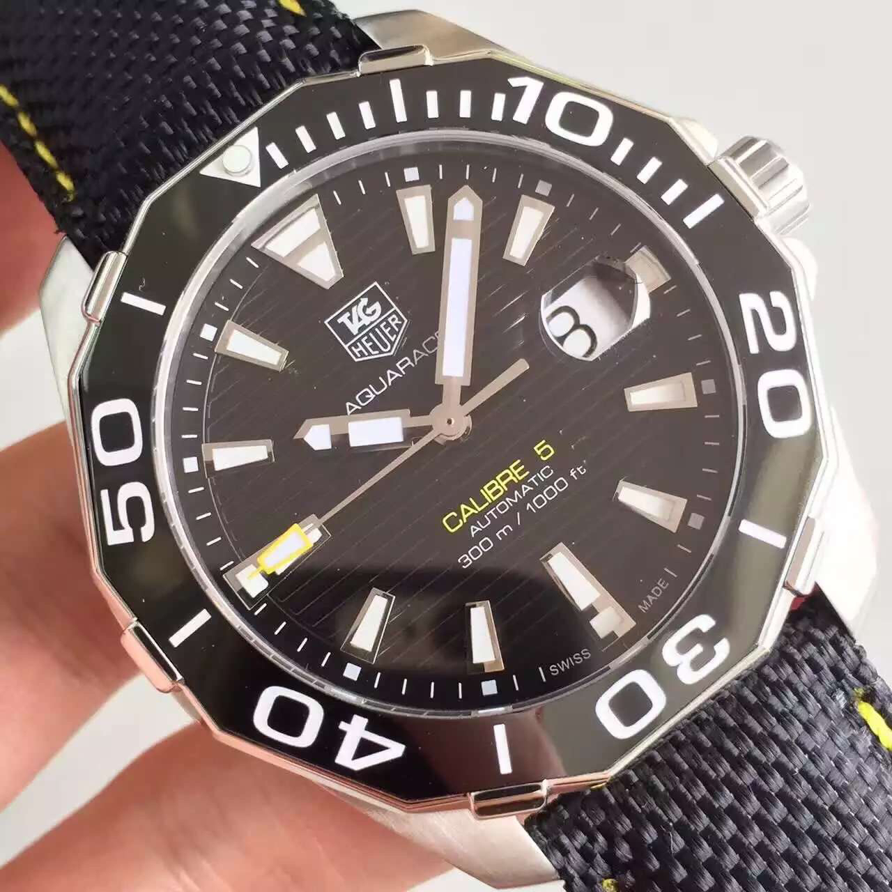 泰格豪雅復刻手錶錶多少 V6,TAG泰格豪雅競潛300米繫列WAY211A.FC6362￥2980-高仿錶