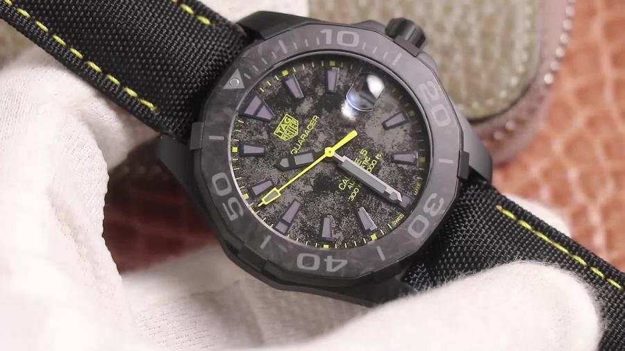 泰格豪雅競潛復刻手錶版本對比 TB廠泰格豪雅競潛繫列WBD218B.FC6446￥3280-高仿錶