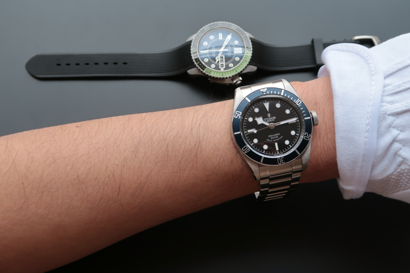 ZF帝駝小藍花HERITAGE BLACK BAY繫列79220B不銹鋼錶帶￥2880-高仿錶