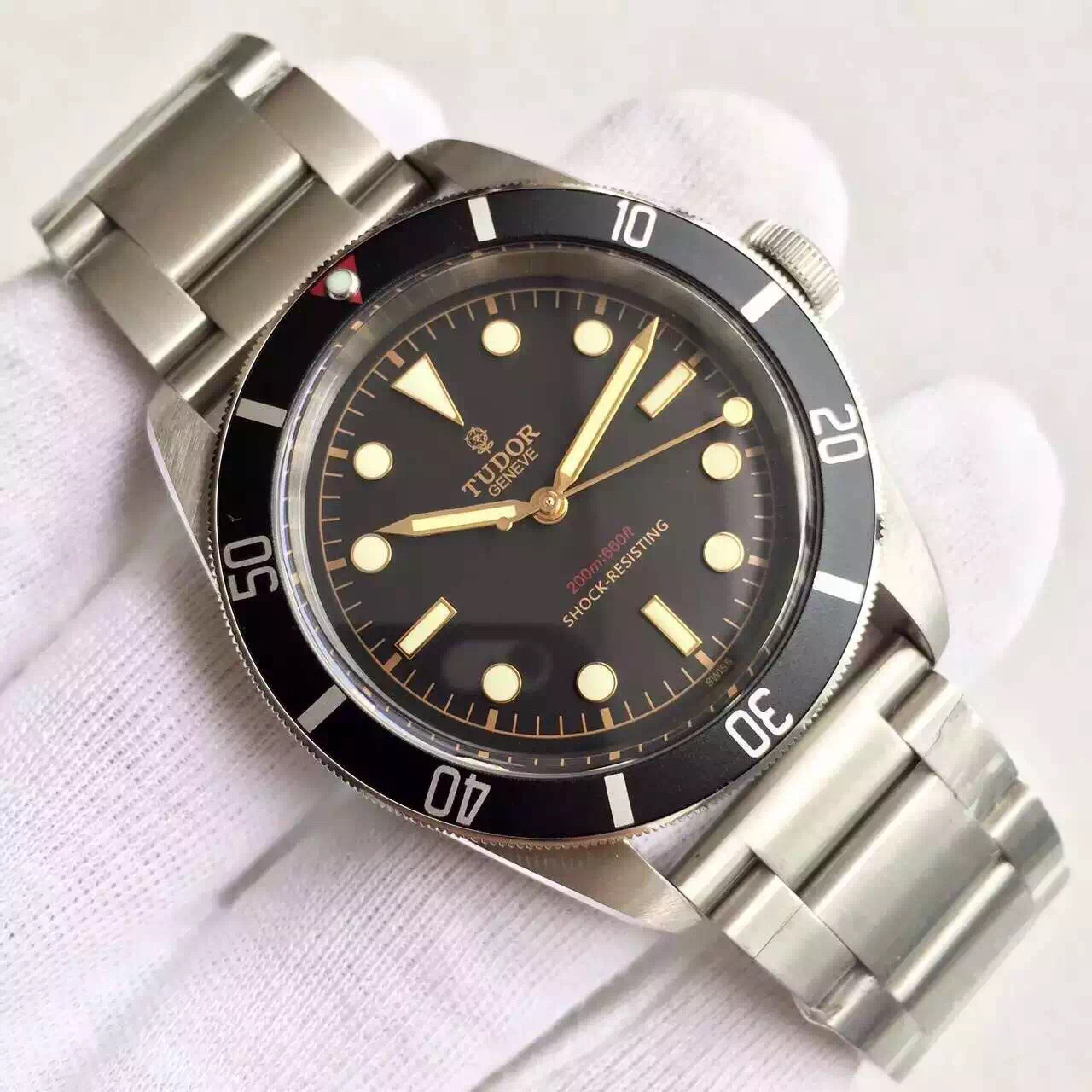 仿帝舵ONLYWATCH男錶 ZF帝駝碧灣繫列進口瑞士ETA2824自動機械￥2680 -高仿錶