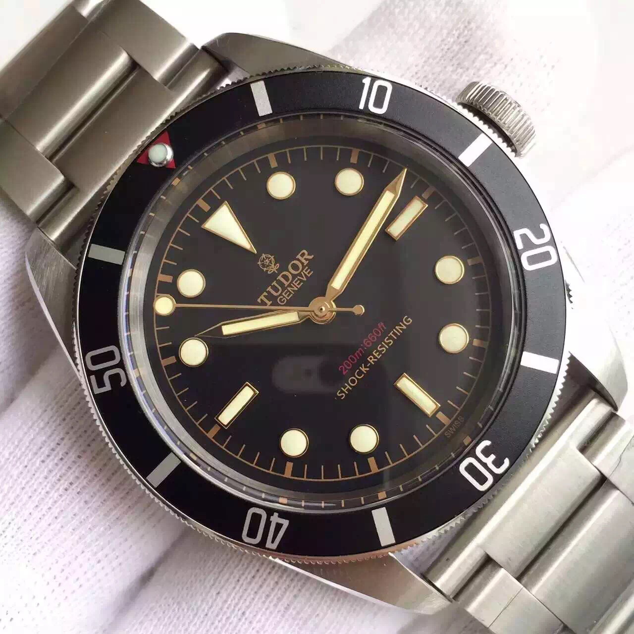 仿帝舵ONLYWATCH男錶 ZF帝駝碧灣繫列進口瑞士ETA2824自動機械￥2680 -高仿錶