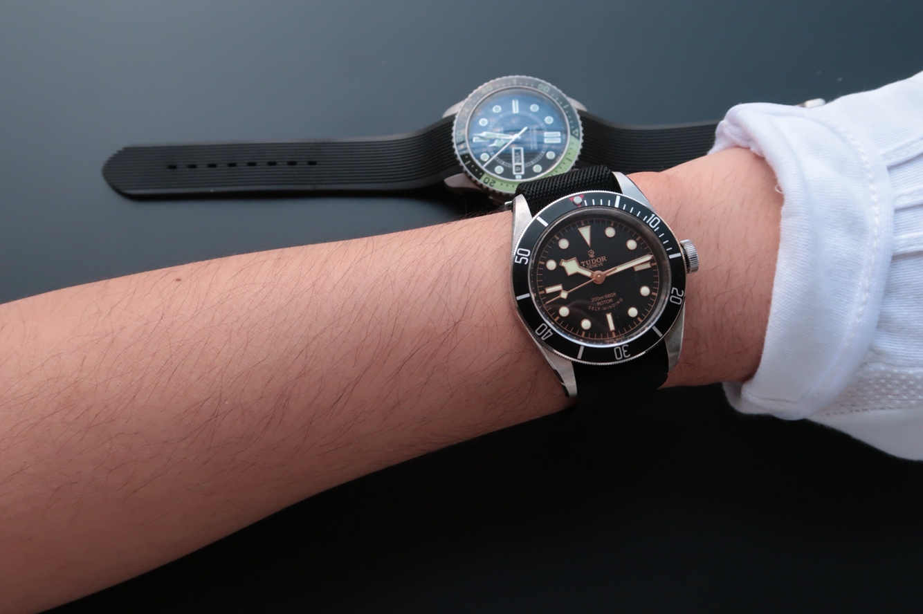 哪裏有賣帝舵精仿手錶 XF帝駝小黑花佈帶79220B￥3480-高仿錶