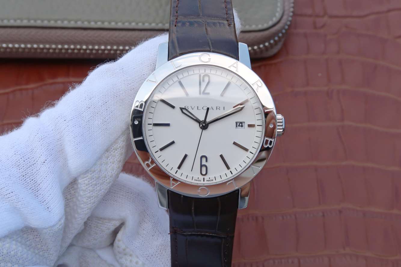 寶格麗復刻手錶錶哪個廠做的 TW廠寶格麗BVLGARI BVLGARI SOLOTEMPO繫列102056中性腕錶￥2880-高仿錶