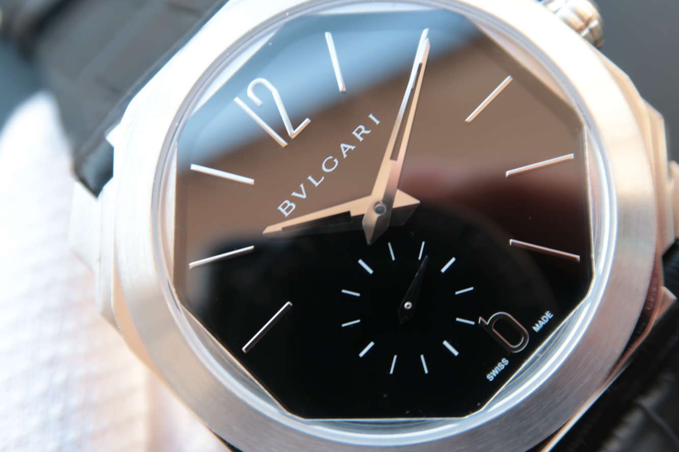 寶格麗復刻手錶手錶怎麽樣 寶格麗全新OCTO繫列102028 BGO40BPLXT超薄腕錶￥3480-高仿錶