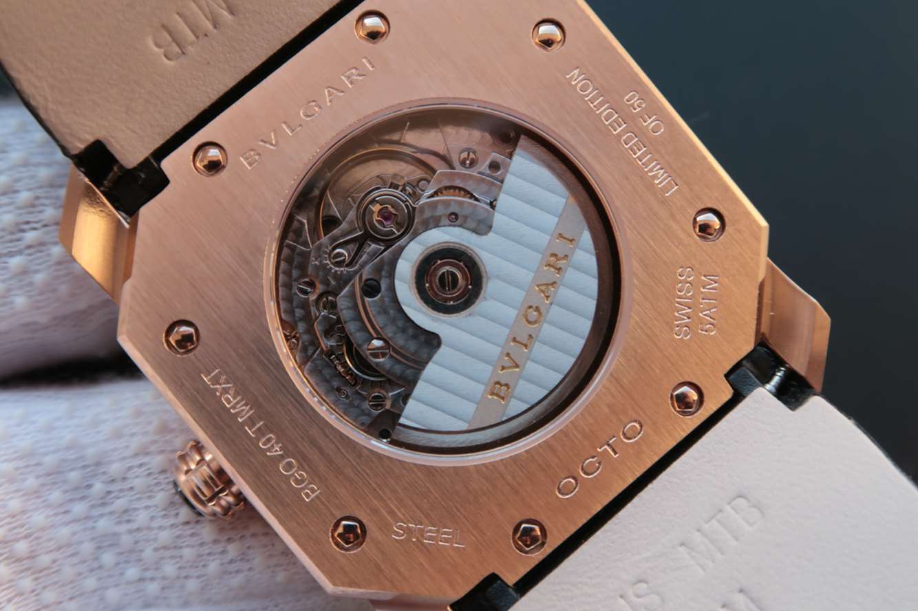 復刻手錶吧寶格麗 寶格麗全新OCTO繫列102028 BGO40BPLXT超薄腕錶￥3480-高仿錶