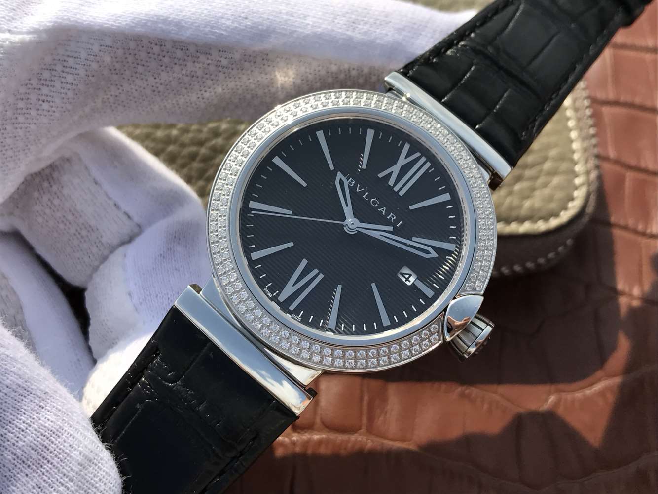 寶格麗那個廠復刻手錶好 寶格麗創意珠寶繫列102571 LU40C6SSPGLD￥2980-高仿錶