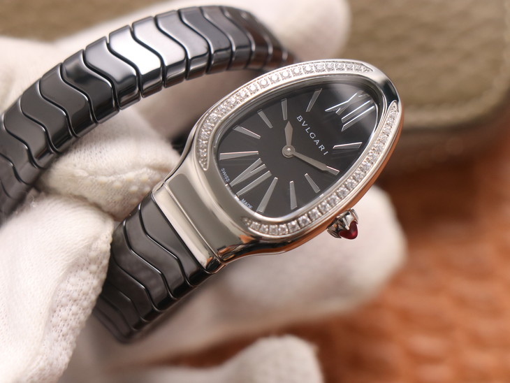 寶格麗珠寶復刻手錶 BV廠寶格麗SERPENTI繫列￥2980-高仿錶