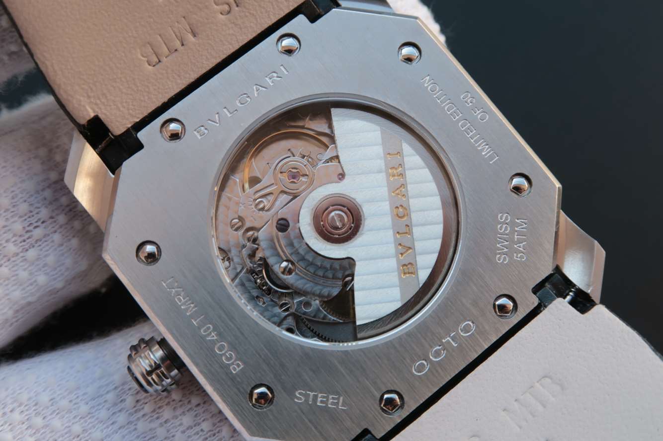 寶格麗復刻手錶版與正品 寶格麗全新OCTO繫列102028 BGO40BPLXT超薄腕錶￥3480-高仿錶