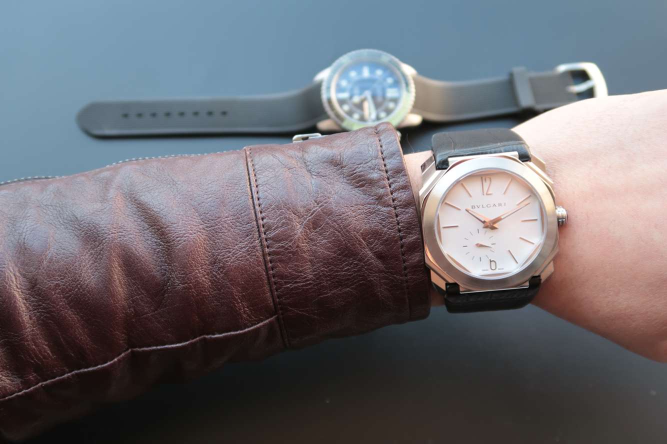 寶格麗復刻手錶版與正品 寶格麗全新OCTO繫列102028 BGO40BPLXT超薄腕錶￥3480-高仿錶