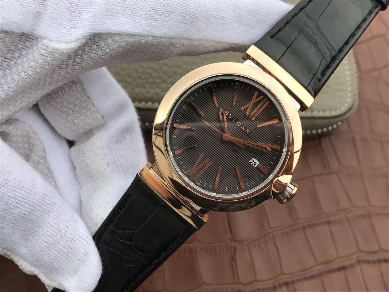 寶格麗復刻手錶手錶 寶格麗創意珠寶繫列102571 LU40C6SSPGLD￥2980-高仿錶