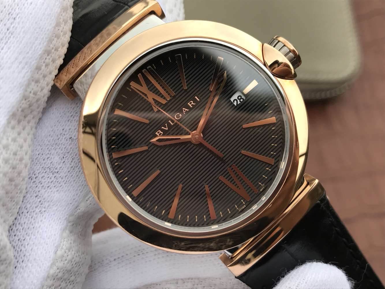 寶格麗復刻手錶手錶 寶格麗創意珠寶繫列102571 LU40C6SSPGLD￥2980-高仿錶