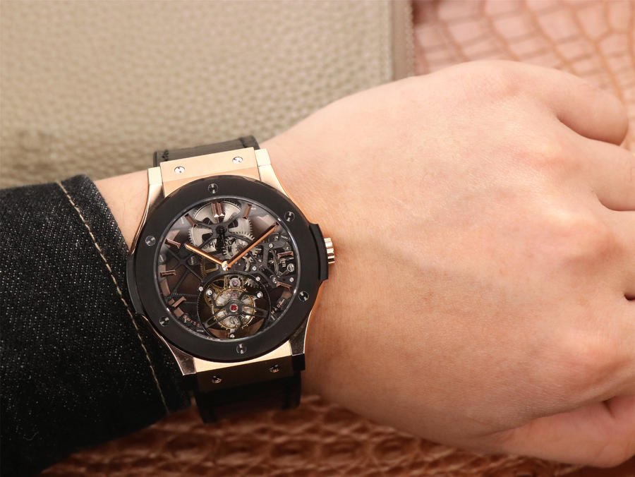 宇舶錶 經典融合蒼穹陀飛輪仿錶 JB廠￥8800-高仿錶