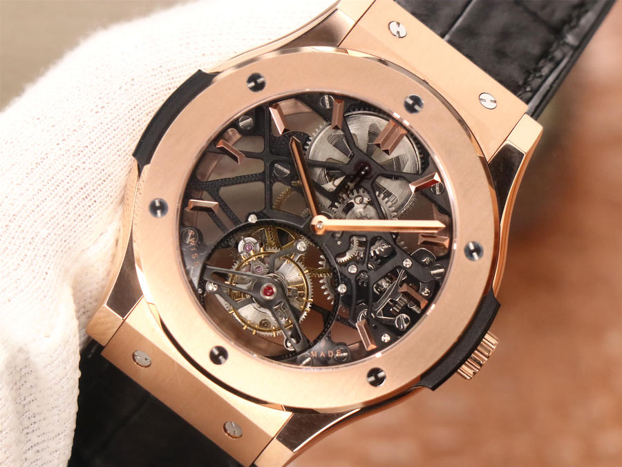 JB廠手錶 恆寶宇舶經典融合繫列陀飛輪復刻手錶錶￥8800-高仿錶