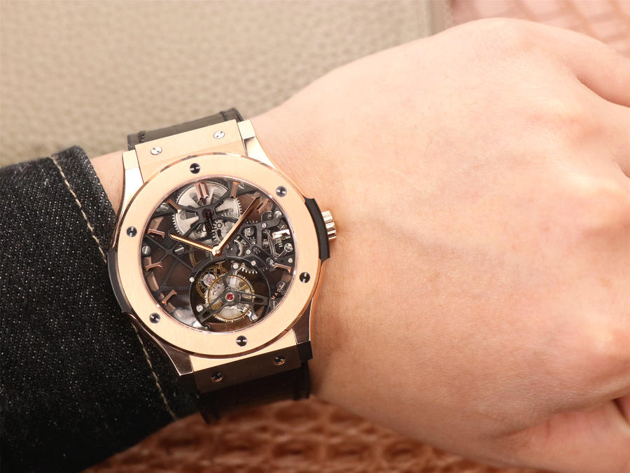 JB廠手錶 恆寶宇舶經典融合繫列陀飛輪復刻手錶錶￥8800-高仿錶