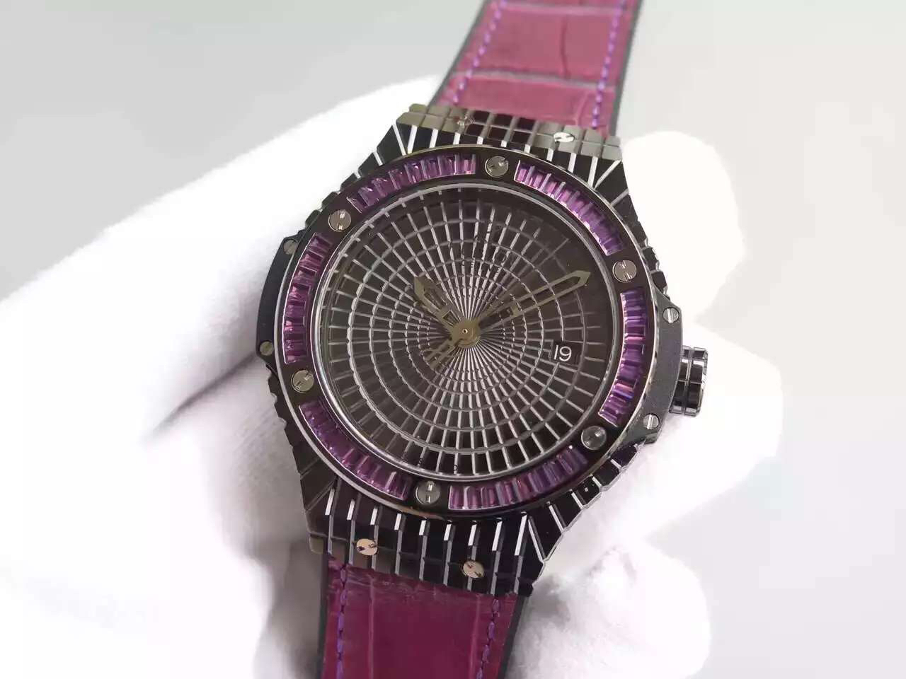 宇舶Hublot 大爆炸繫列Big Bang 腕錶346.CD.1800.LR.1905 41mm V6廠¥3980-高仿錶 宇舶Hublot 大爆炸繫列Big Bang 腕錶346.CD.1800.LR.1905 41mm V6廠¥3980-高仿錶