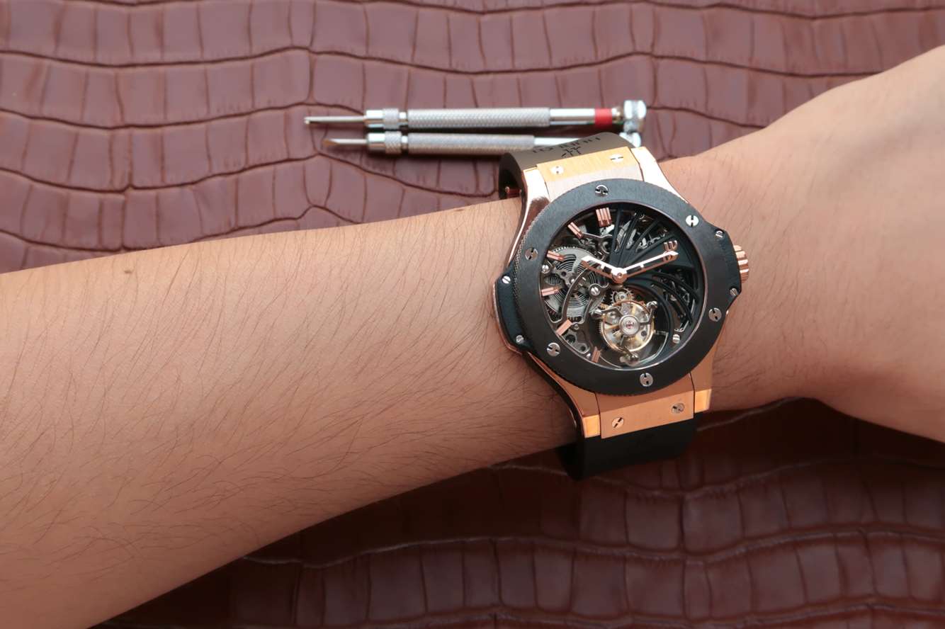 復刻手錶宇舶鏤空陀飛輪 bm廠出品￥7480-高仿錶