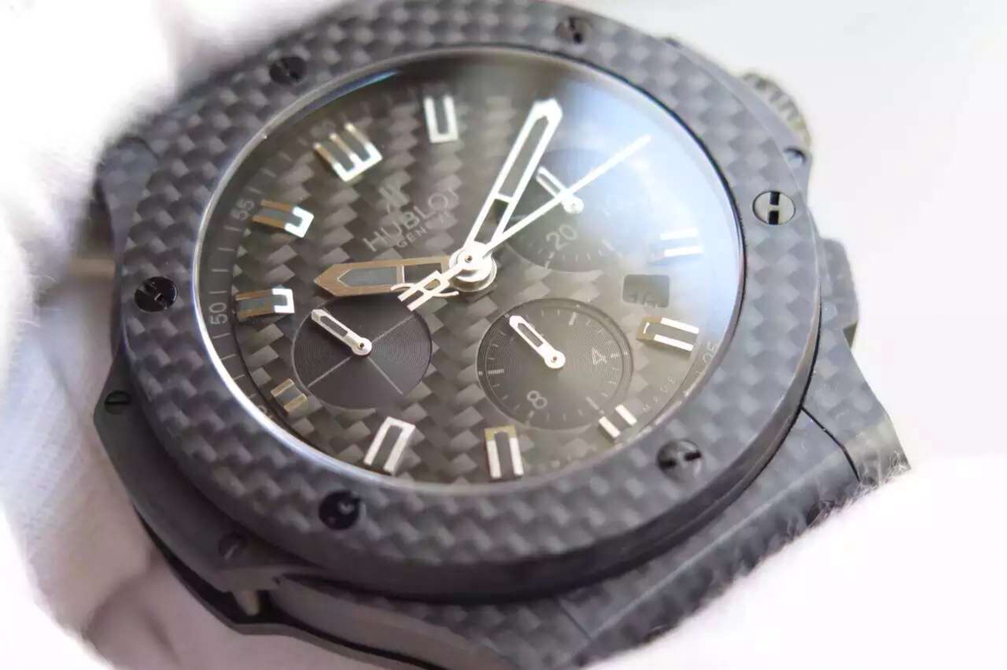 宇舶Hublot 大爆炸繫列Big Bang 腕錶301.QX.1740.GR All Carbon Fiber 全碳纖維手錶￥4480 -高仿錶