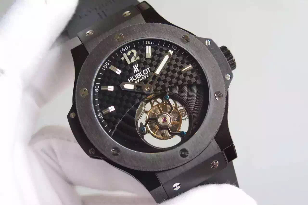 bm廠陀飛輪 宇舶錶原裝手動上鏈機械，透底￥6880-高仿錶