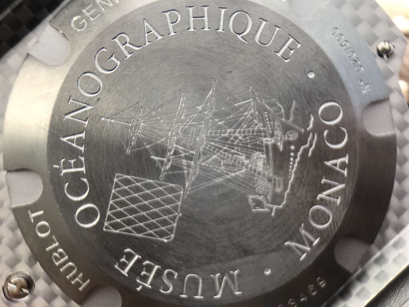 V6廠宇舶Hublot 繫列King Power Oceanographic 4000腕錶731.QX.1140.RX 鍛造碳纖維￥5580-高仿錶