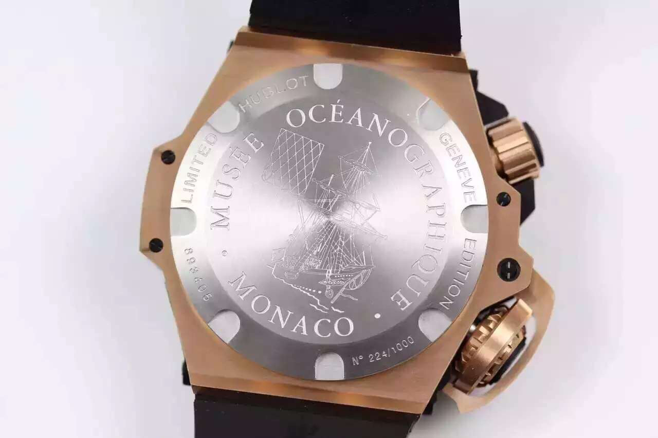 V6廠宇舶Hublot 繫列King Power Oceanographic 4000腕錶731.OX.1170.RX 玫瑰金￥4480-高仿錶