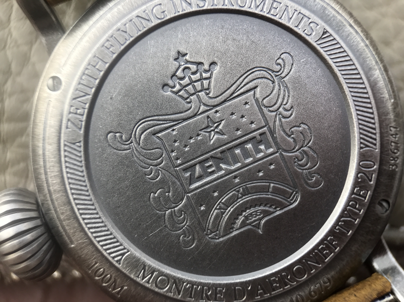 高仿真力時飛行員繫列 XF真力時飛行員繫列11.1940.679 / 91.C807復古大飛￥2980-高仿錶