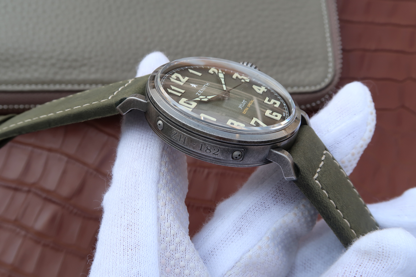 高仿真力時手錶怎麽樣 XF真力時飛行員11.1940.679 / 93.C800復古大飛￥3180-高仿錶