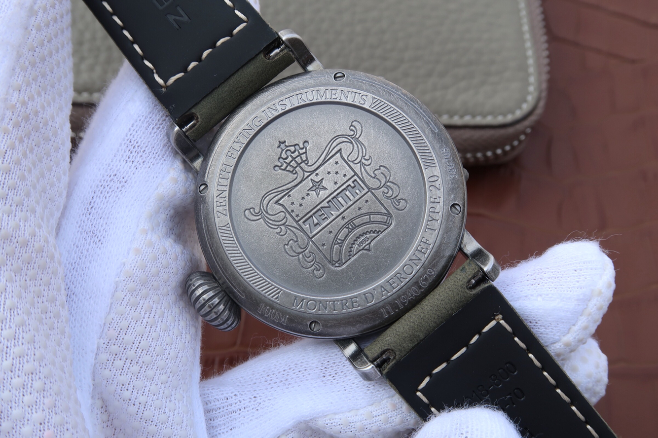 高仿真力時手錶怎麽樣 XF真力時飛行員11.1940.679 / 93.C800復古大飛￥3180-高仿錶