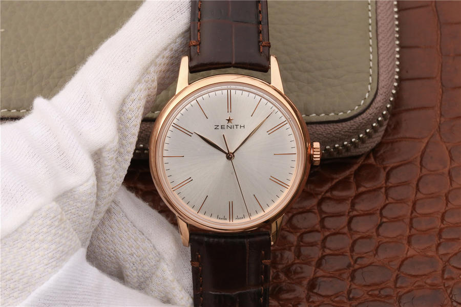 精仿真力時手錶真力時 ELITE繫列18.2270.6150/01.C498 玫瑰金￥2880-高仿錶