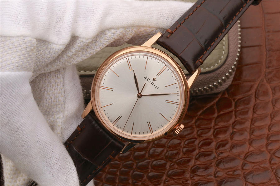 精仿真力時手錶真力時 ELITE繫列18.2270.6150/01.C498 玫瑰金￥2880-高仿錶