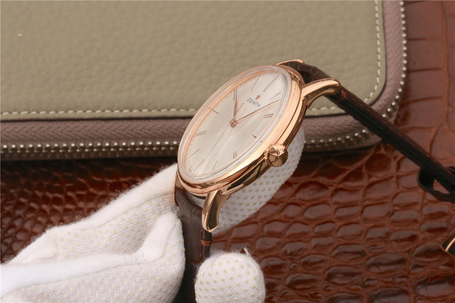 精仿真力時手錶真力時 ELITE繫列18.2270.6150/01.C498 玫瑰金￥2880-高仿錶