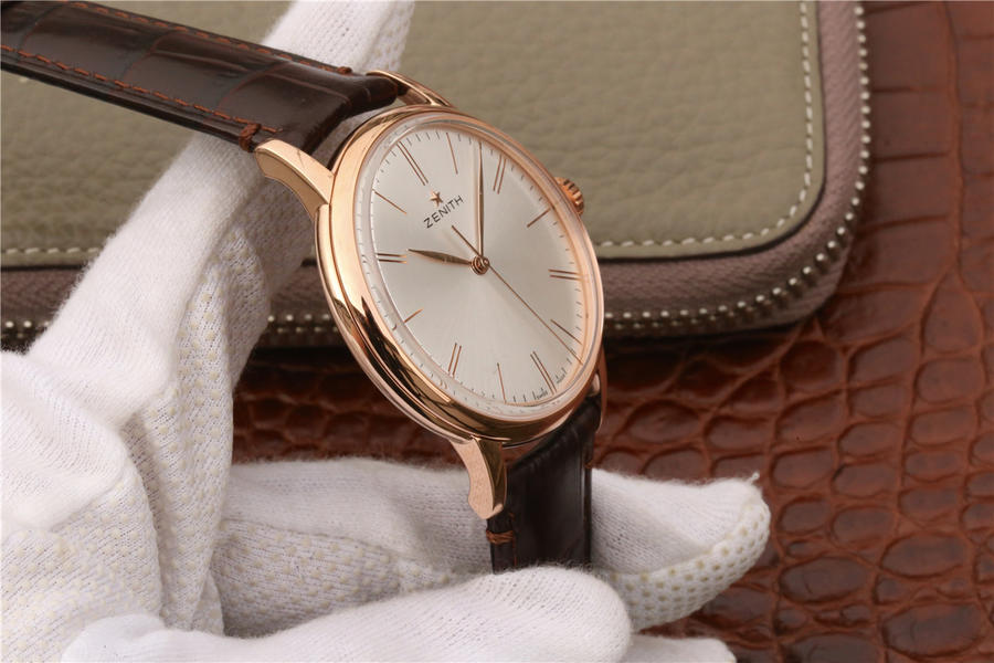 精仿真力時手錶真力時 ELITE繫列18.2270.6150/01.C498 玫瑰金￥2880-高仿錶