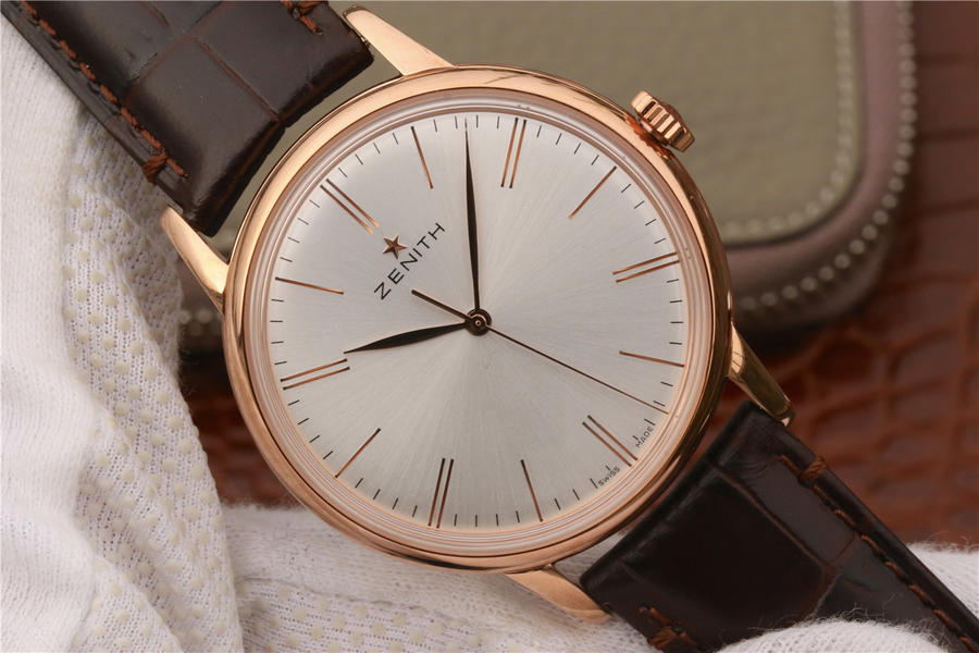 精仿真力時手錶真力時 ELITE繫列18.2270.6150/01.C498 玫瑰金￥2880-高仿錶