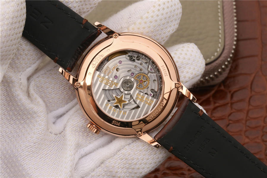 精仿真力時手錶真力時 ELITE繫列18.2270.6150/01.C498 玫瑰金￥2880-高仿錶