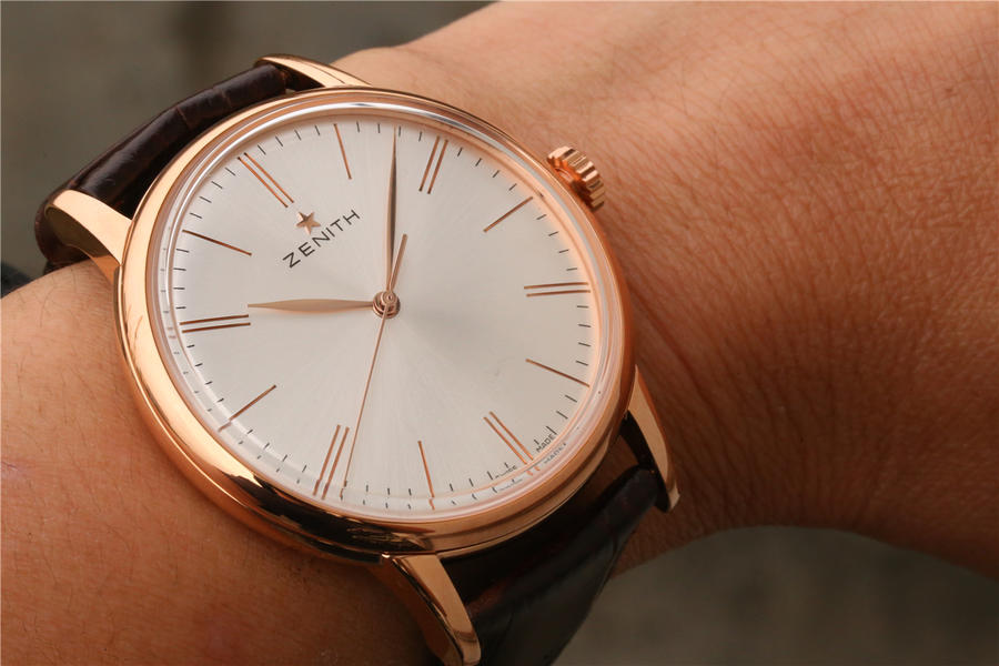 精仿真力時手錶真力時 ELITE繫列18.2270.6150/01.C498 玫瑰金￥2880-高仿錶