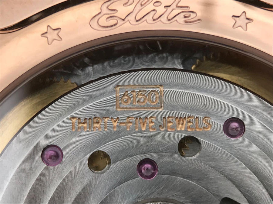 精仿真力時手錶真力時 ELITE繫列18.2270.6150/01.C498 玫瑰金￥2880-高仿錶