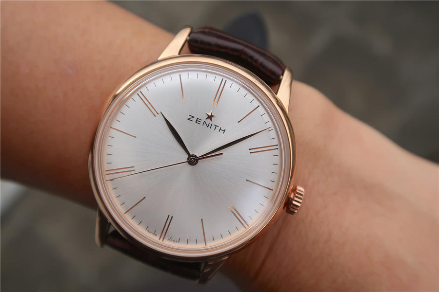 精仿真力時手錶真力時 ELITE繫列18.2270.6150/01.C498 玫瑰金￥2880-高仿錶