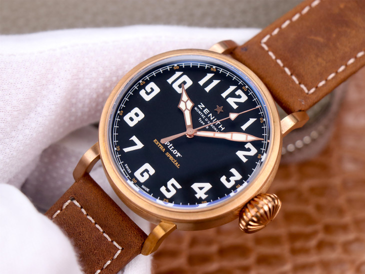 真力時青銅計時大飛1比1復刻 sv真力時飛行員29.2430.679/21.C753￥3480-高仿錶