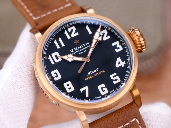 真力時青銅計時大飛1比1復刻 sv真力時飛行員29.2430.679/21.C753￥3480-高仿錶
